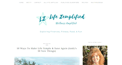 Desktop Screenshot of lifezemplified.com